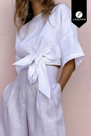 Blusas para mujer Limonni Mailia LI3659 Casuales blanco
