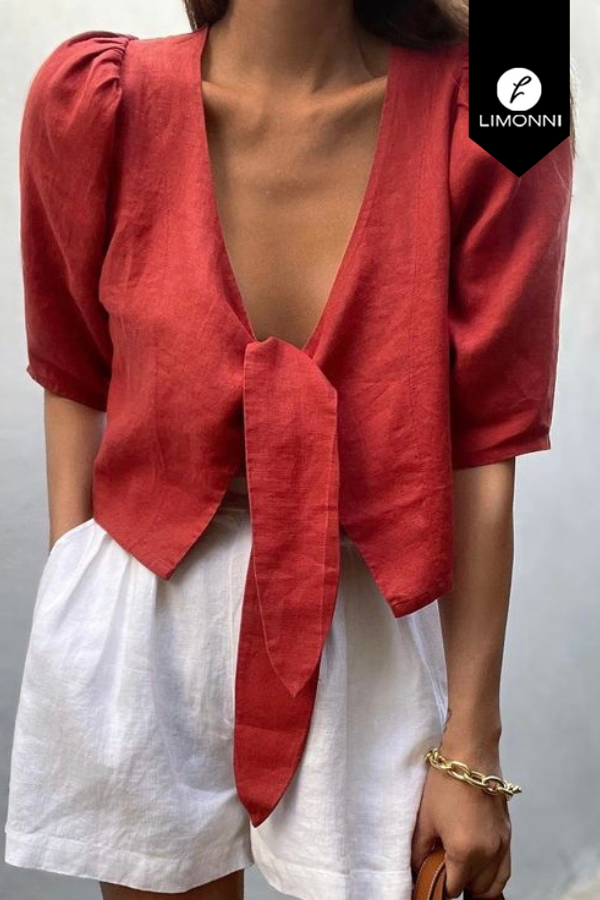 Blusas para mujer Limonni Mailia LI3668 Casuales blanco