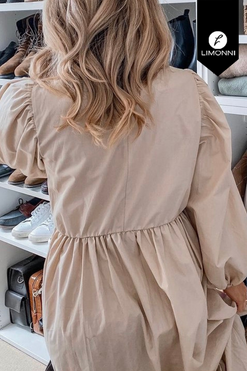 Vestidos para mujer Limonni Mailia LI3678 Maxidress beige