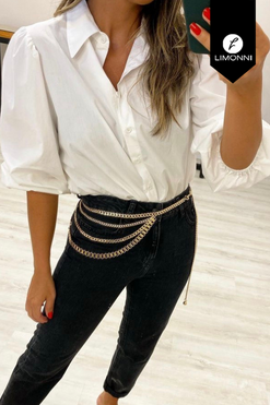 Blusas para mujer Limonni Mailia LI3679 Camiseras blanco