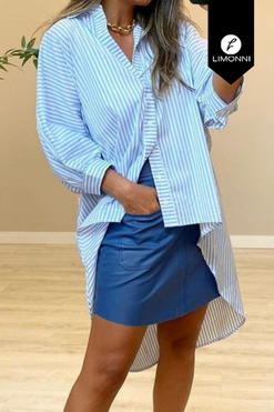Blusas para mujer Limonni Mailia LI3687 Camiseras blanco