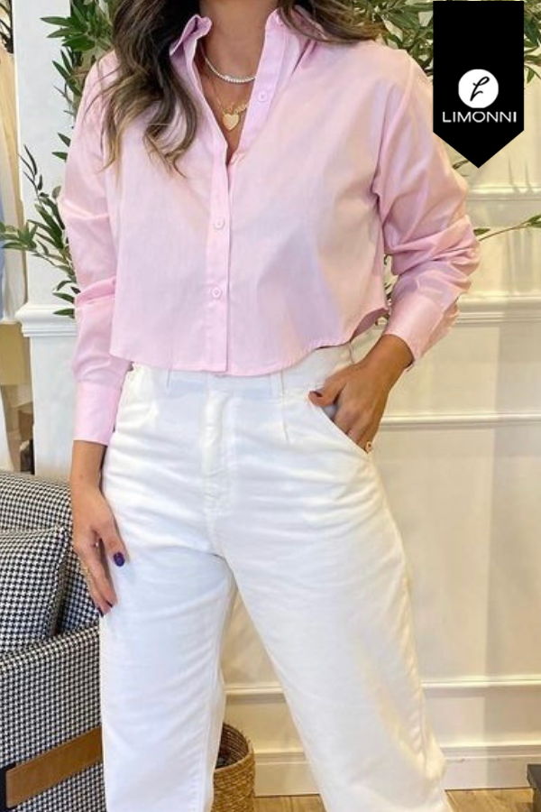 Blusas para mujer Limonni Mailia LI3699 Camiseras rosado