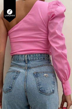 Blusas para mujer Limonni Mailia LI3702 Casuales rosado