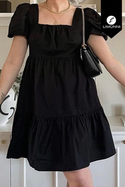 Vestidos para mujer Limonni Mailia LI3704 Cortos Casuales negro