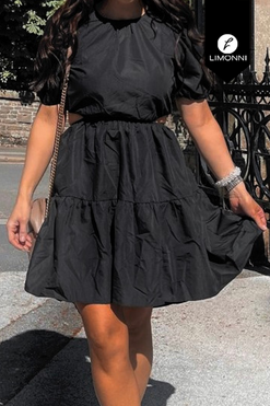 Vestidos para mujer Limonni Mailia LI3711 Cortos Casuales negro