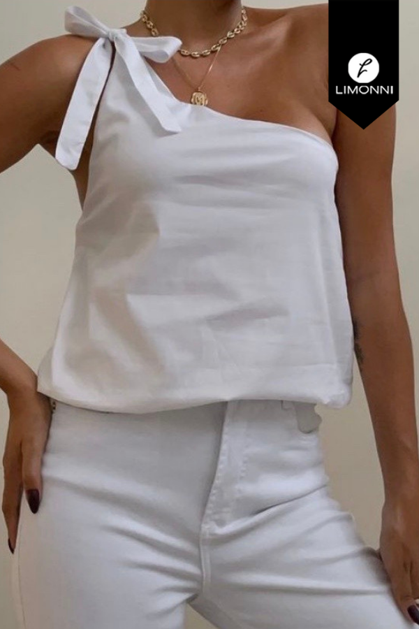 Blusas para mujer Limonni Mailia LI3731 Casuales blanco