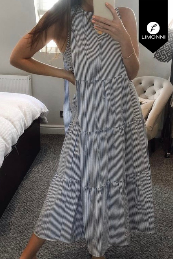 Vestidos para mujer Limonni Mailia LI3778 Maxidress blanco
