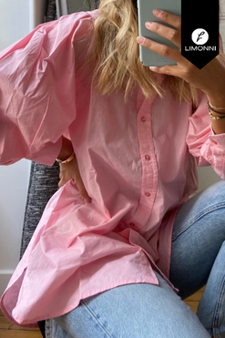 Blusas para mujer Limonni Mailia LI3810 Camiseras rosado