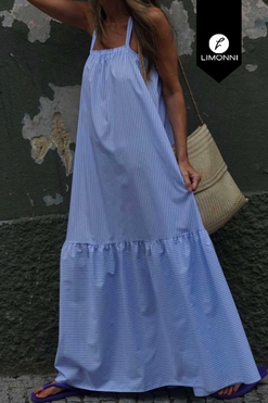 Vestidos para mujer Limonni Mailia LI3861 Maxidress blanco