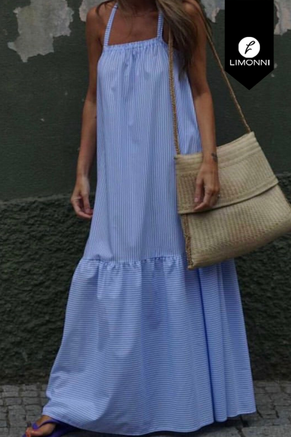 Vestidos para mujer Limonni Mailia LI3861 Maxidress blanco