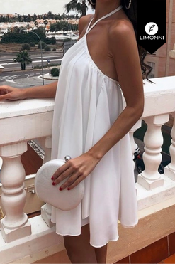 Vestidos para mujer Limonni Mailia LI3862 Cortos elegantes blanco