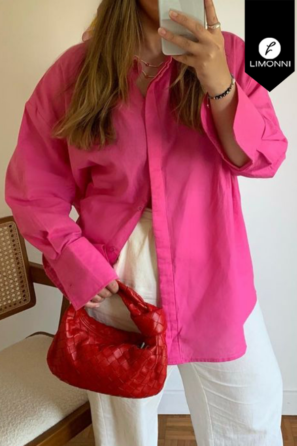 Blusas para mujer Limonni Mailia LI3880 Camiseras fuscia