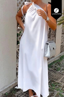 Vestidos para mujer Limonni Mailia LI3900 Maxidress blanco