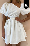 Vestidos para mujer Limonni Mailia LI3913 Cortos elegantes blanco