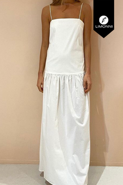 Vestidos para mujer Limonni Mailia LI3922 Maxidress blanco