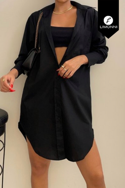 Vestidos para mujer Limonni Mailia LI3923 Cortos Casuales negro