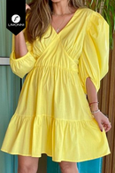Vestidos para mujer Limonni Mailia LI3931 Cortos Casuales amarillo