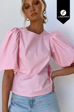 Blusas para mujer Limonni Mailia LI3956 Casuales rosado