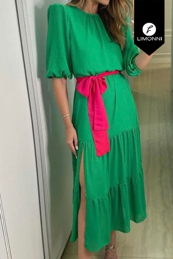 Vestidos para mujer Limonni Mailia LI3984 Maxidress verde esmeralda