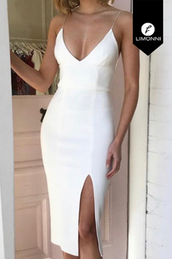 Bridal Limonni Mailia LI3985 Cortos elegantes blanco