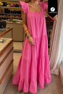 Vestidos para mujer Limonni Mailia LI4019 Maxidress rosado