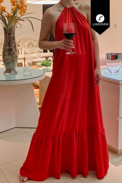 Bridal Limonni Mailia LI4024 Maxidress rojo