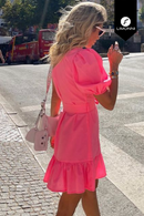 Vestidos para mujer Limonni Mailia LI4030 Cortos Casuales rosado