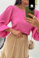 Blusas para mujer Limonni Mailia LI4033 Casuales rosado
