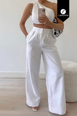 Sets Limonni Mailia LI4038 Set pantalon blanco