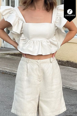 Sets Limonni Mailia LI4054 Set pantalon avena