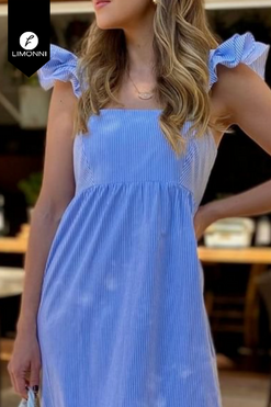 Vestidos para mujer Limonni Mailia LI4055 Maxidress blanco