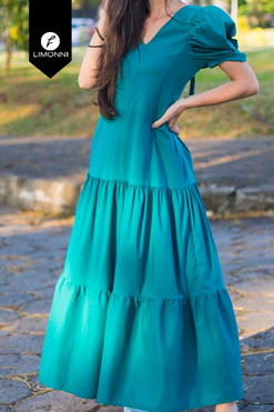 Vestidos para mujer Limonni Mailia LI4076 Maxidress negro