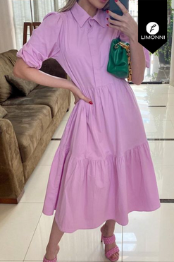 Vestidos para mujer Limonni Mailia LI4091 Maxidress lila