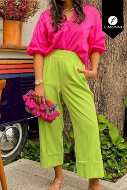 Blusas para mujer Limonni Mailia LI4098 Camiseras fuscia