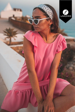 Vestidos para mujer Limonni Mailia LI4115 Cortos Casuales rosado