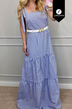 Vestidos para mujer Limonni Mailia LI4118 Maxidress blanco