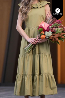Vestidos para mujer Limonni Mailia LI4123 Maxidress negro