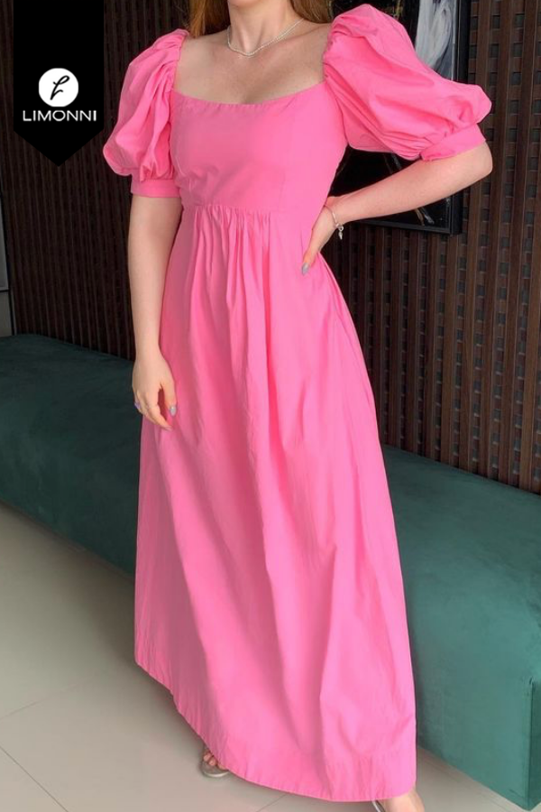 Vestidos para mujer Limonni Mailia LI4250 Maxidress rosado