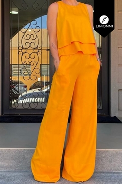 Sets Limonni Mailia LI4273 Set pantalon blanco