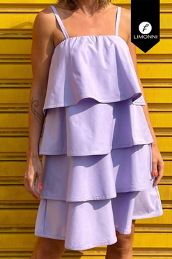 Vestidos para mujer Limonni Mailia LI4274 Cortos Casuales lila