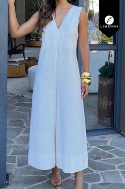 Sets Limonni Mailia LI4356 Set pantalon blanco