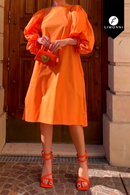 Vestidos para mujer Limonni Mailia LI4373 Maxidress naranja