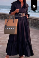 Vestidos para mujer Limonni Mailia LI4382 Maxidress negro