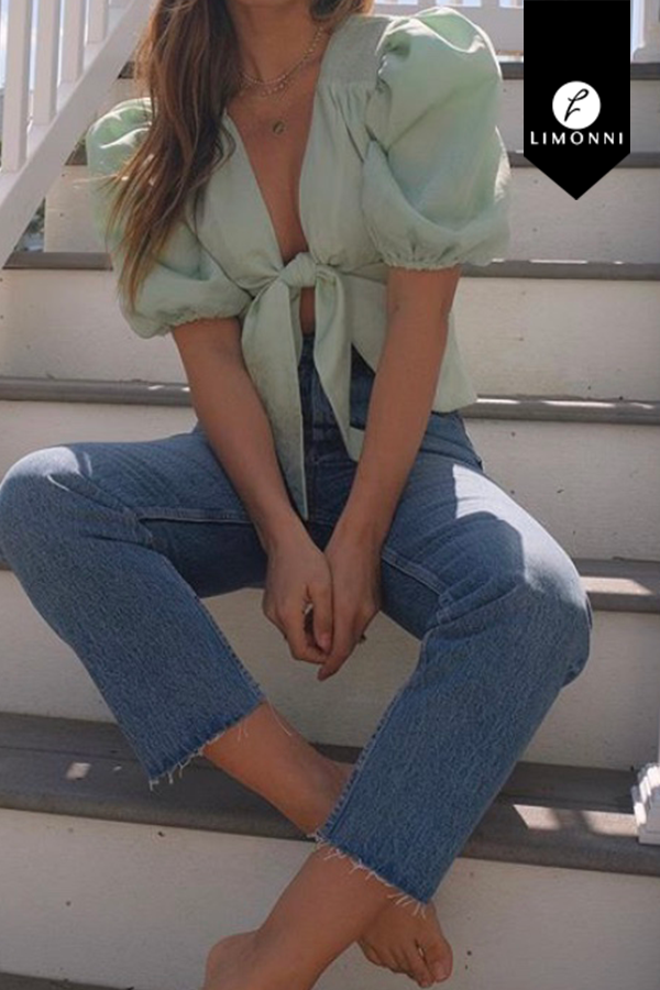 Blusas para mujer Limonni Valiente LI4429 Casuales blanco