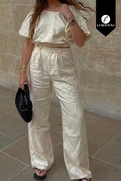 Sets Limonni Valiente LI4485 Set pantalon avena