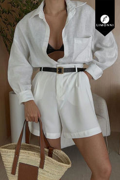 Blusas para mujer Limonni Valiente LI4516 Camiseras blanco