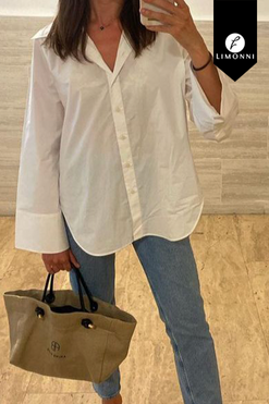 Blusas para mujer Limonni Valiente LI4535 Camiseras blanco