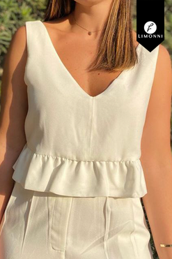Sets Limonni Valiente LI4573 Set pantalon blanco