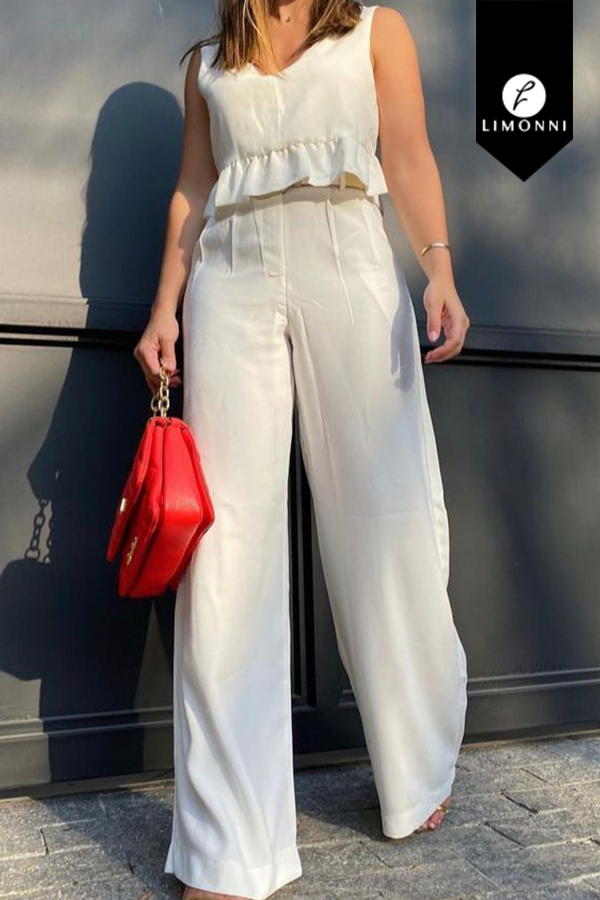 Sets Limonni Valiente LI4573 Set pantalon blanco