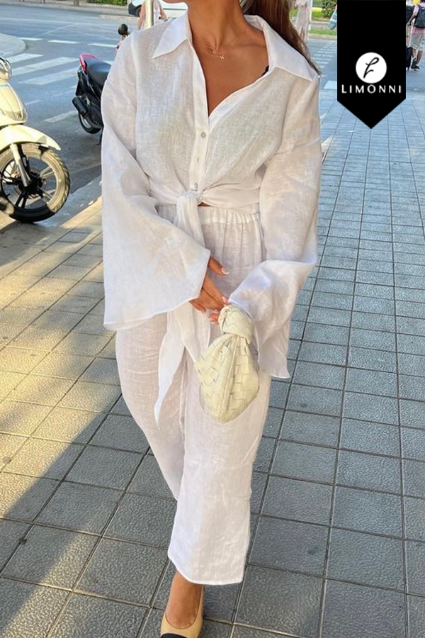 Sets Limonni Valiente LI4587 Set pantalon blanco